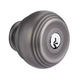 Emtek Waverly Knob Key In Knob Lockset Single Cylinder with Rectangular Rosette