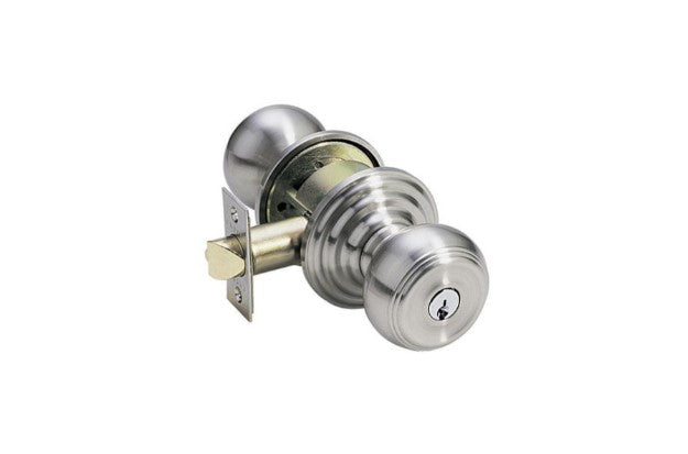 Emtek Waverly Knob Key In Knob Lockset Single Cylinder with Regular Rosette
