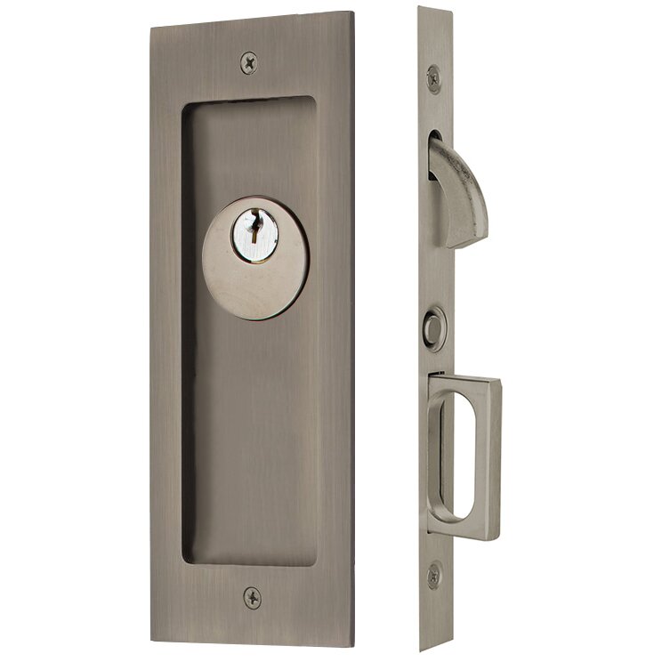 Emtek Modern Rectangular Pocket Door Mortise Lock