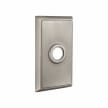 Emtek 2403 Doorbell Button with Rectangular Rosette