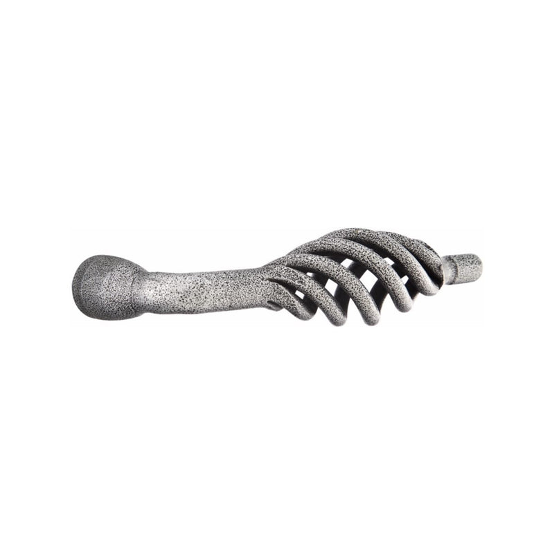 Emtek Wrought Steel Monolithic Normandy  Grip Tubular Handleset with Madison Ivory knob