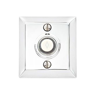 Emtek 2409 Doorbell Button with Quincy Rosette
