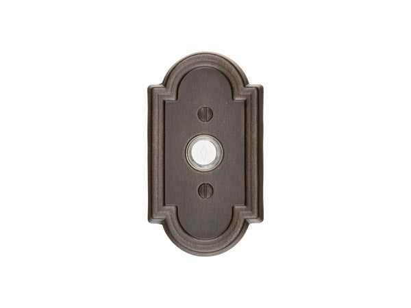Emtek 2411 Tuscany Bronze Doorbell Button with