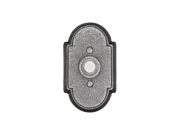 Emtek 2431 Wrought Steel Doorbell Button with