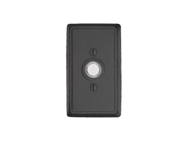 Emtek 2433 Wrought Steel Doorbell Button with