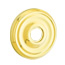 Emtek Transitional Brass Towel Ring With Regular Rosette