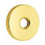 Emtek Transitional Brass Towel Ring With Small Disk Rosette