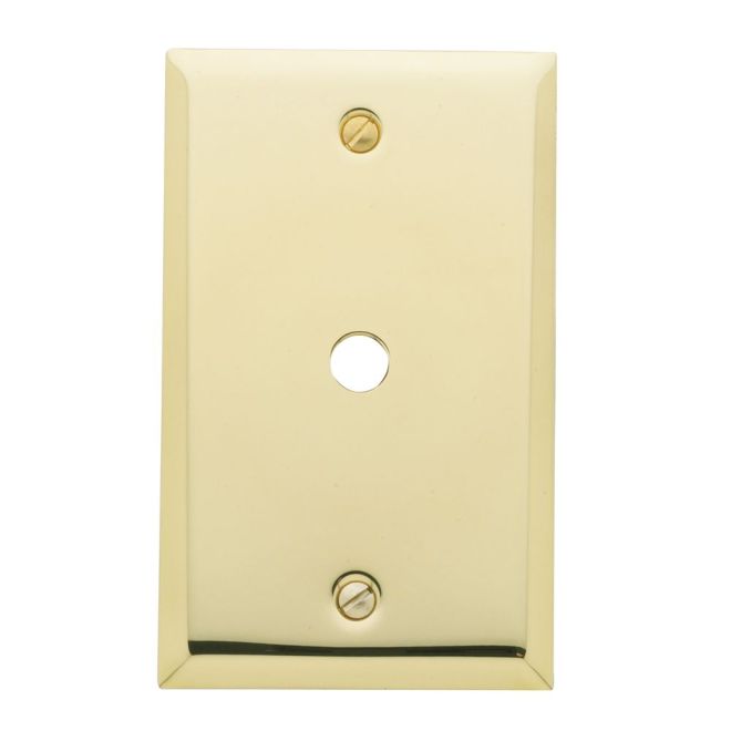 Baldwin 4764 Cable Cover Beveled Switch Plate