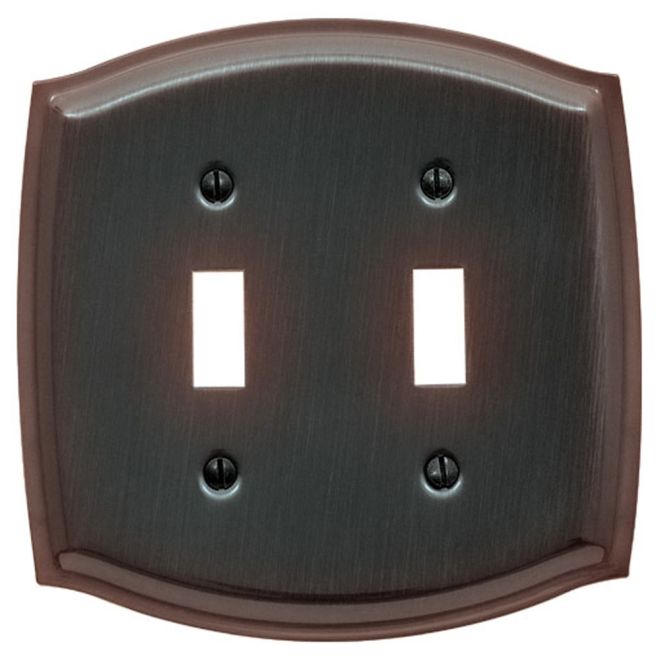 Baldwin 4766 Double Toggle Colonial Switch Plate