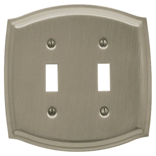 Baldwin 4766 Double Toggle Colonial Switch Plate