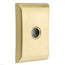 Emtek Modern Brass Towel Ring With Neos Rosette