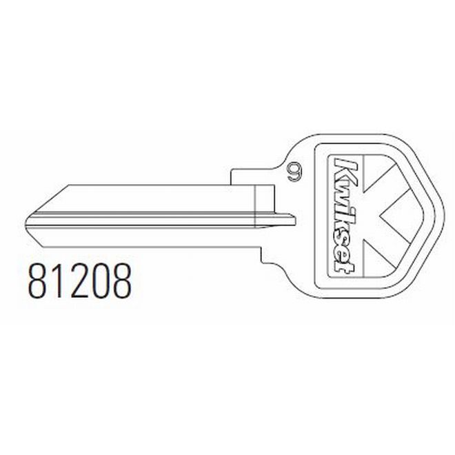 Kwikset 81208 Kwikset 6-Pin Key Blank