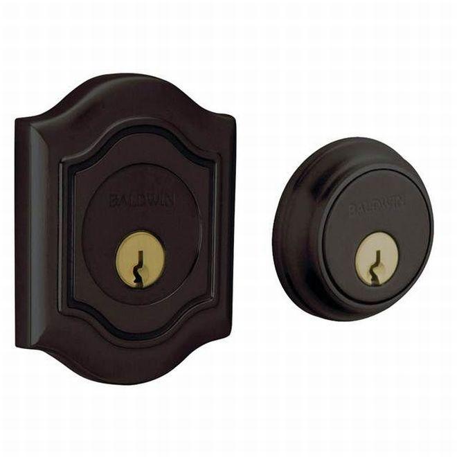 Baldwin 8238102 Bethpage Double Cylinder Deadbolt Oil Rubbed Bronze Finish - Oil Rubbed Bronze - NA