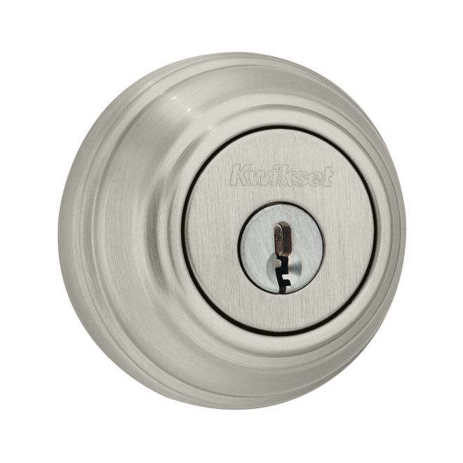 Kwikset 984S UL Double Cylinder Deadbolt with New Chassis with RCAL Latch and RCS Strike