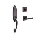 Baldwin Reserve FDCHEXFEDRTSR112 Full Dummy Chesapeake Handleset Right Hand Federal Lever and Traditional Square Rose Venetian Bronze Finish - Right Hand - NA