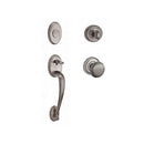 Baldwin Reserve FDCOLXROUTRR152 Full Dummy Columbus Handleset Round Knob and Traditional Round Rose Matte Antique Nickel Finish - NA - NA