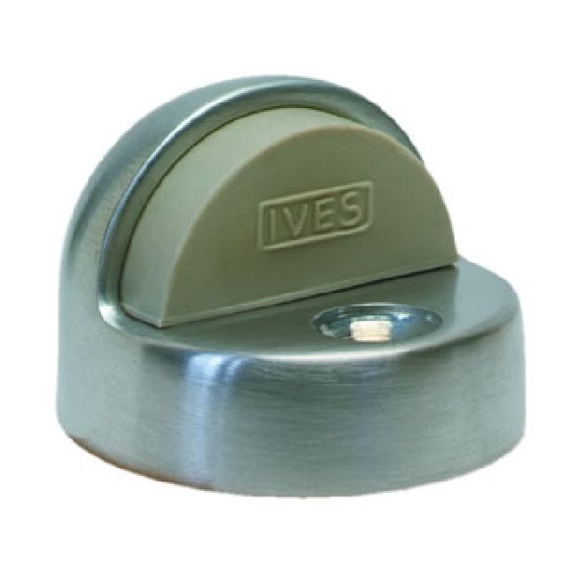 Ives FS43828 Aluminum 1-3/8" Floor Dome Stop Aluminum Finish - Aluminum - NA