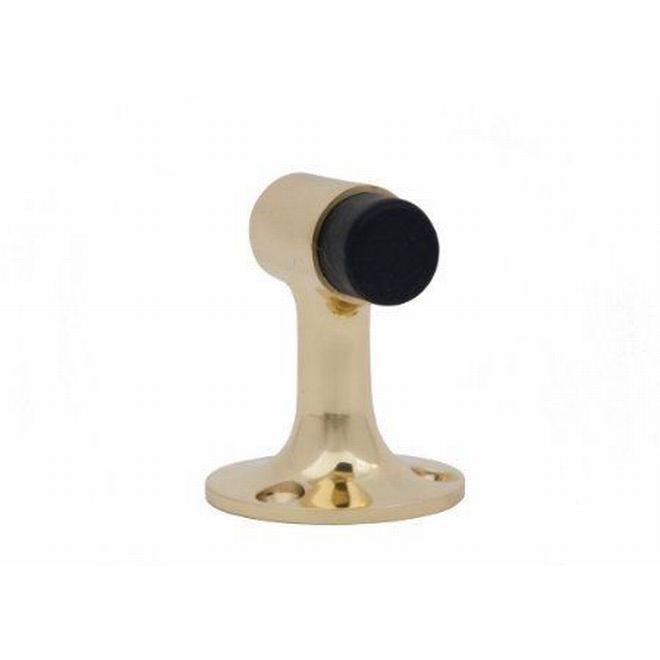 Ives FS4483 Heavy Duty Floor Stop with Wood Mounting Bright Brass Finish - Bright Brass - NA
