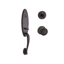 Baldwin Reserve SCCHEXTRATRR112 Single Cylinder Chesapeake Handleset Traditional Knob and Traditional Round Rose with 6AL Latch and Dual Strike Venetian Bronze Finish - NA - NA