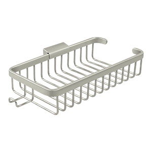 DELTANA WIRE BASKET, 10-3/8" RECTANGULAR, SHALLOW, WITH HOOK