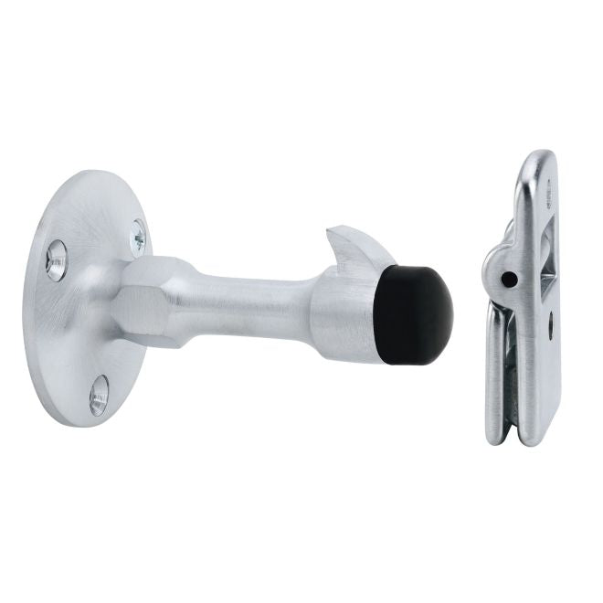 Ives WS2026D Manual Wall Stop and Holder for Drywall Mounting Satin Chrome Finish - Satin Chrome - NA