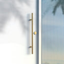 Emtek Round Long Door Pulls - Stainless Steel