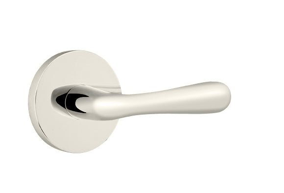 EMTEK Basel Lever Concealed Screws with Disk Rosette