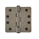Emtek Steel, Heavy Duty, Ball Bearing Hinge with 1/4" Radius Corners