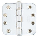Emtek Steel, Heavy Duty, Ball Bearing Hinge with 5/8" Radius Corners