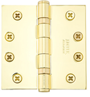 Emtek Brass Heavy Duty Ball Bearing Square Corner Hinge - PAIR