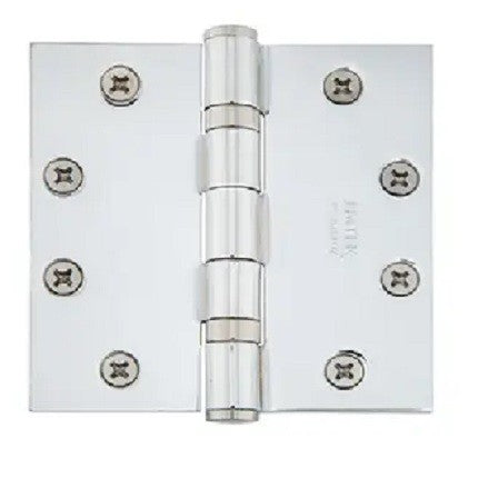 Emtek Brass Heavy Duty Ball Bearing Square Corner Hinge - PAIR