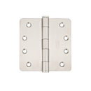 Emtek Residential Duty Hinges Stainless Steel Plain Bearing 1/4 Radius Corner