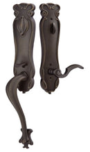 Emtek Art Nouveau Tubular Handleset with Petal Knob