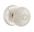 Emtek Lancaster Knob Concealed Screws With Ribbon & Reed Rosette
