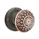 Emtek Lancaster Knob With Ribbon & Reed Rosette