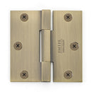 Emtek 96313 Brass, Square Barrel, Heavy Duty Hinge
