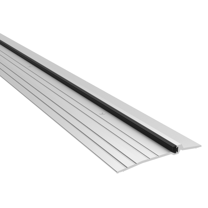 Pemko 2005AT36 36" (3') x 5" x 1/2" Latching Panic Exit Saddle with ThermoSeal Mill Finish Aluminum Finish