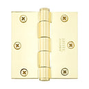 Emtek Steel, Heavy Duty, Plain Bearing Hinge with Square Corners