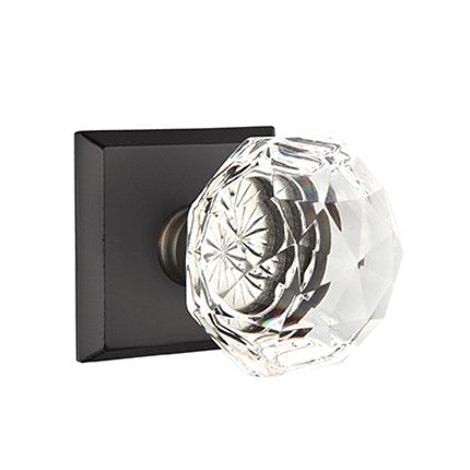 Emtek Glass Diamond Knob with