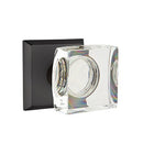 Emtek Modern Square Glass Knob with
