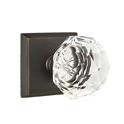 Emtek Glass Diamond Knob with