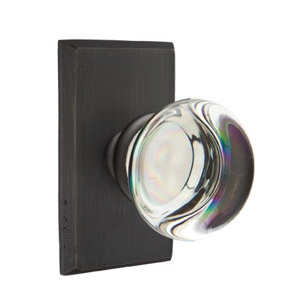 Emtek Providence Glass Knob Concealed Screws with