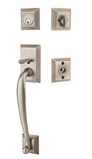 Emtek Franklin Brass Tubular Entry set with Select T-Bar Knurled Lever