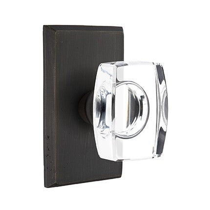 Emtek Windsor Glass Knob Concealed Screws with