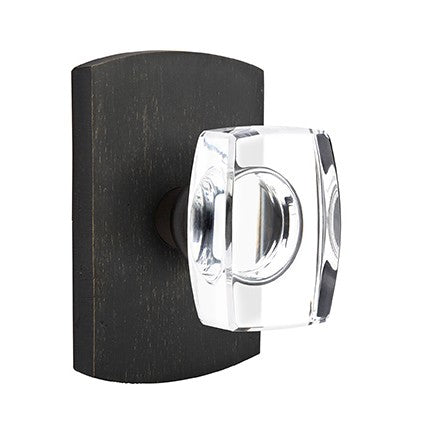 Emtek Windsor Glass Knob Concealed Screws with