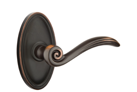 Emtek Elan Lever with Oval Rosette