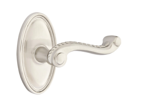 Emtek Rope Lever with Oval Rosette
