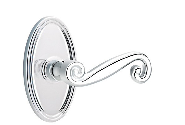 Emtek Rope Lever with Oval Rosette
