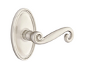 Emtek Rustic Lever Concealed Screws with Oval Rosette