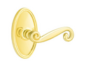 Emtek Rustic Lever with Oval Rosette